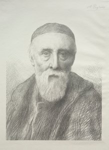 Portræt af George Frederic Watts 2. plade. af Alphonse Legros