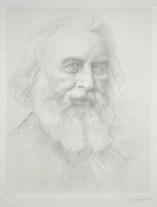 Portræt af Henry Wadsworth Longfellow (2. plade) af Alphonse Legros