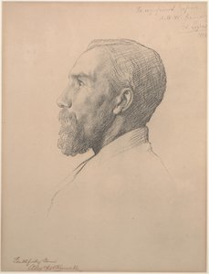 Portræt af professor Alexander Kennedy af Alphonse Legros