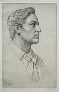 Portræt af Sir Charles Holroyd af Alphonse Legros