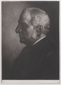 Portræt af Sir Francis Seymour Haden, 1881. af Alphonse Legros