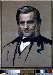 Portræt af Thomas Henry Huxley (olie på lærred)