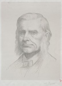 Portræt af Thomas Huxley (2. plade) af Alphonse Legros