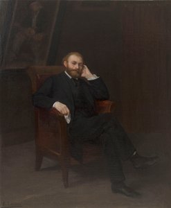 Portræt af kunstneren Édouard Manet 1832-1883, 1863. af Alphonse Legros