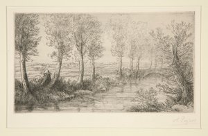 Pres du moulin (nær møllen) af Alphonse Legros