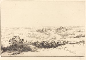 Udsigt Synspunktet. af Alphonse Legros