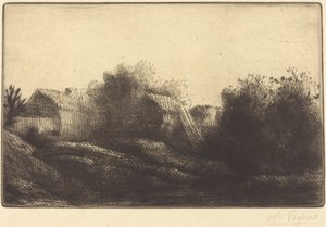 Remembrance of My Village (Souvenir de mon village) af Alphonse Legros