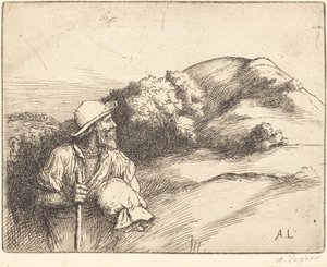 Retur fra markerne (Le retour des champs) af Alphonse Legros