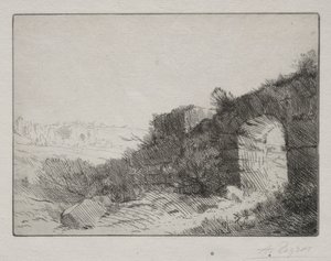 romerske ruiner af Alphonse Legros