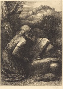 Sankt Hieronymus, 2. tallerken af Alphonse Legros