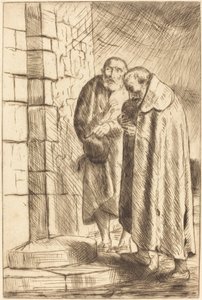Sankt Peter og Sankt Paul i døren til M. Richard (St. Pierre et St. Paul a la porte de M. Richard af Alphonse Legros