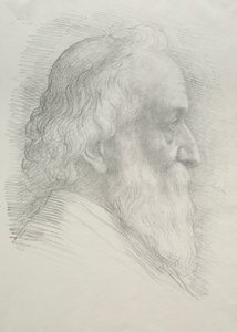 Selvportræt (10. plade) af Alphonse Legros