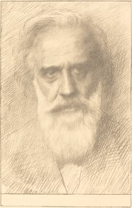 Selvportræt. af Alphonse Legros
