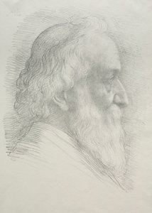 Selvportræt 10. plade. af Alphonse Legros