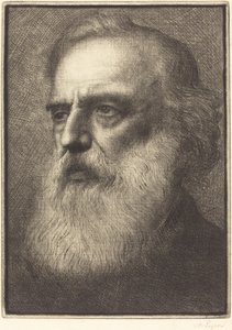 Selvportræt, 4. plade. af Alphonse Legros