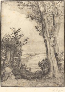 Siesta på landet af Alphonse Legros