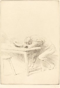 Siesta af en arbejder Siesta af en arbejder. af Alphonse Legros
