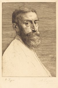 Sir E.J. Poynter, P.R.A., 1877. af Alphonse Legros
