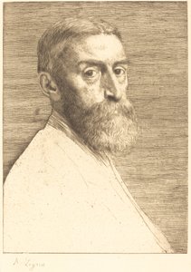 Sir Edward John Poynter, 1877. af Alphonse Legros