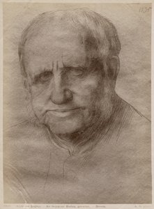 Sir Francis Seymour Haden, ætser, 1895 (guldspids på papir) (se også 414599) af Alphonse Legros