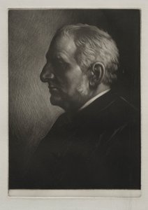 Sir Seymour Haden. af Alphonse Legros