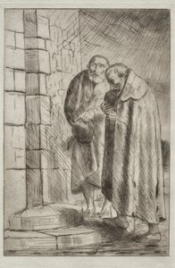 St. Pierre og St. Paul ved porten til hr. Richard. af Alphonse Legros