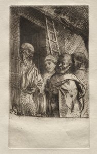 St. Peter og St. Paul ved porten til Bonhomme Misère af Alphonse Legros