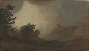 Storm af Alphonse Legros