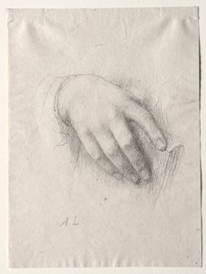 Studie af hænder af Alphonse Legros