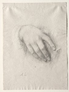 Studie af hænder. af Alphonse Legros