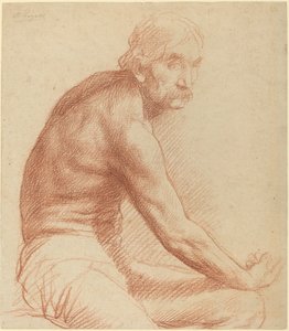 Studie af en græker. af Alphonse Legros