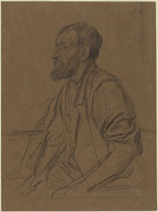 Studie af en arbejder af Alphonse Legros