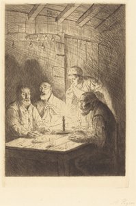 De Fattiges Nadver af Alphonse Legros
