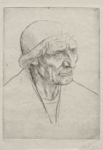 Velsignende hoved af Alphonse Legros