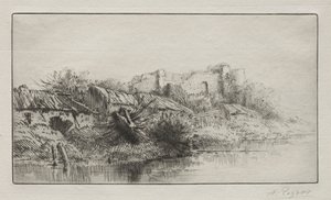 Den forladte landsby af Alphonse Legros