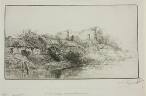 Den forladte landsby af Alphonse Legros