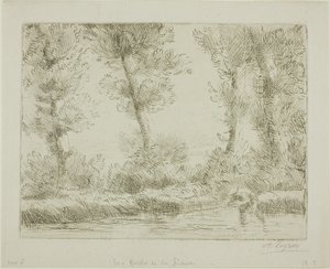 The Banks of the Liane af Alphonse Legros