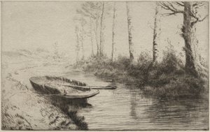 Kanalen, morgen af Alphonse Legros