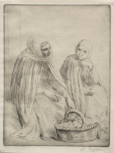 Æggehandlerne (1. plade) af Alphonse Legros