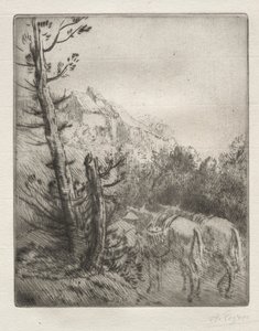 Gården på Bakken af Alphonse Legros