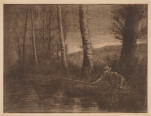 Fisken i bøjlenet af Alphonse Legros