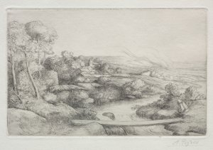 Gangbroen (La Passerelle) af Alphonse Legros