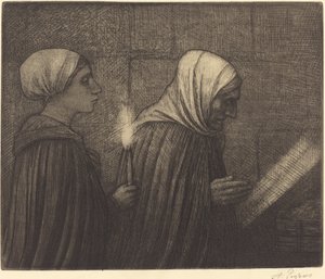 Krybben af Alphonse Legros