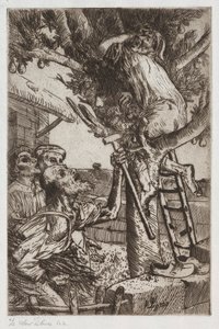 Pæretyven, nr. 1, ca. 1890. af Alphonse Legros