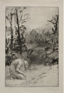 Den fortabte søn (2. plade) af Alphonse Legros