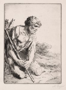 Den fortabte søn (3. plade) af Alphonse Legros