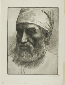 De to hoveder af Alphonse Legros
