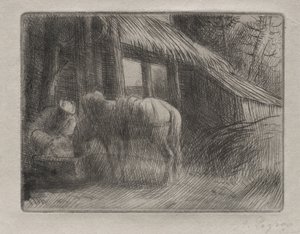Vandingsstedet (2. plade) af Alphonse Legros