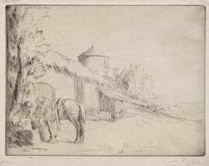 Vandingsstedet (2. plade) af Alphonse Legros