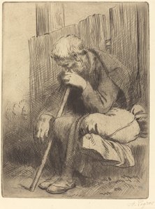 Tænker Tænkeren. af Alphonse Legros